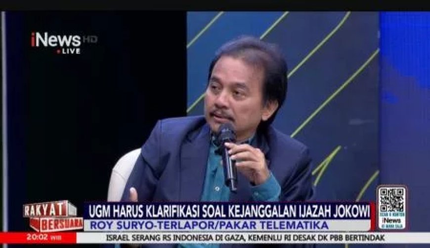 Roy Suryo Tuding UGM Ubah Data Dekan demi Dukung Keaslian Ijazah Jokowi