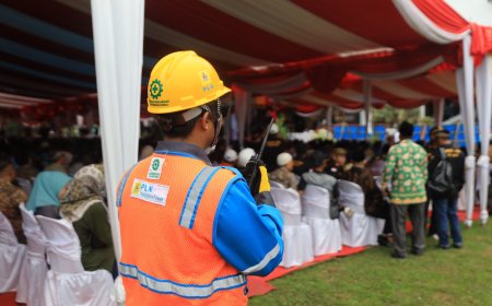 PLN UP3 Pekanbaru Sukses Amankan Pasokan Listrik Saat Pelantikan Bupati dan Wakil Bupati Siak