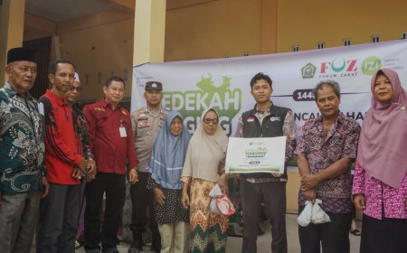 IZI Riau Salurkan Sedekah Daging Senilai Rp20 Juta di Kampung Zakat Boncah Mahang