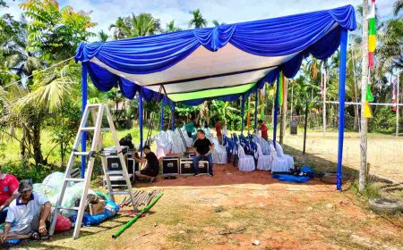 Kolaborasi Warga dan Media, Turnamen bola voli Di RW 10 Kulim Warnai Peringatan HUT Kota