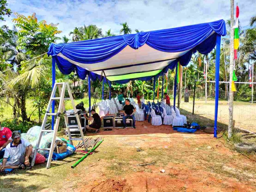 Kolaborasi Warga dan Media, Turnamen bola voli Di RW 10 Kulim Warnai Peringatan HUT Kota