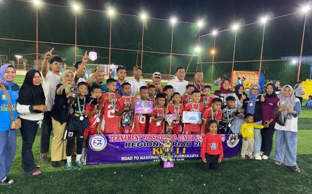 Kolaborasi SSB OPRIS dan The Legend’s FA Cetak Juara dan Wakili Riau ke Nasional