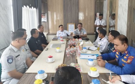 Jasa Raharja Bahas Program Asuransi Kapal Kempang dengan Bupati Meranti