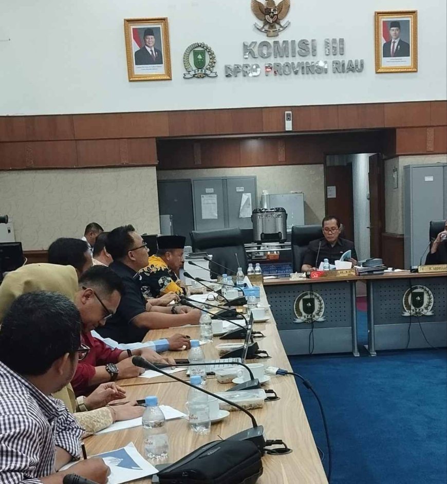 Komisi III DPRD Riau Desak PT Jamkrida Genjot Kontribusi ke PAD