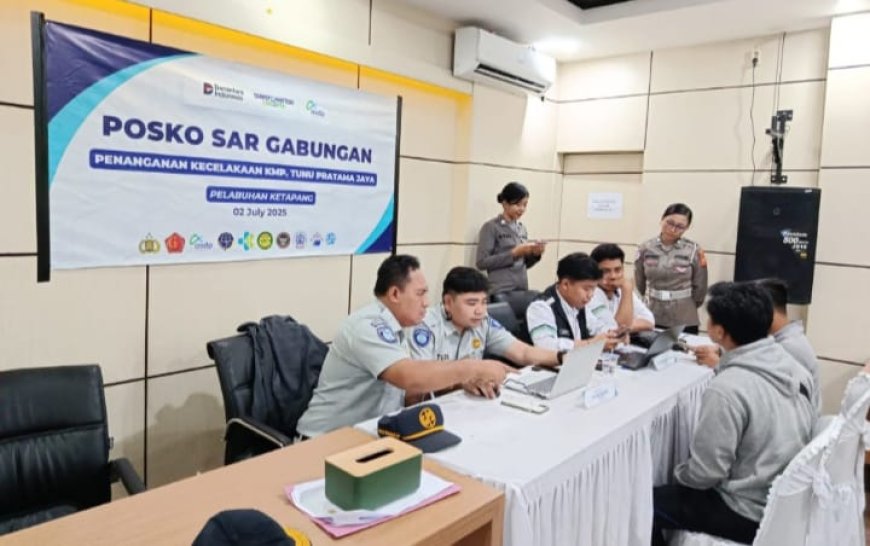 Jasa Raharja Perkuat Komitmen Pelayanan dan Koordinasi Antar Instansi Saat Tinjau Lokasi Evakuasi KM Tunu Pratama Jaya 