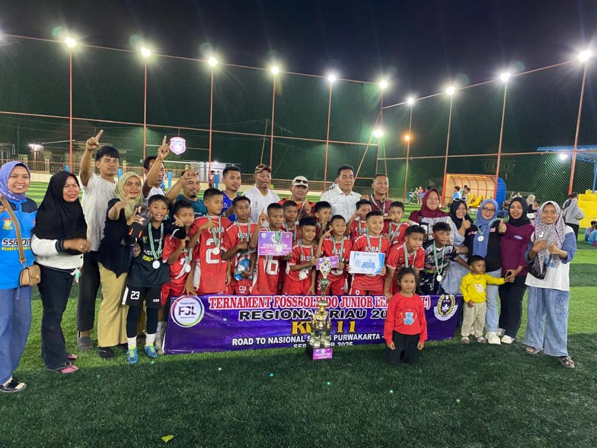 Kolaborasi SSB OPRIS dan The Legend’s FA Cetak Juara dan Wakili Riau ke Nasional