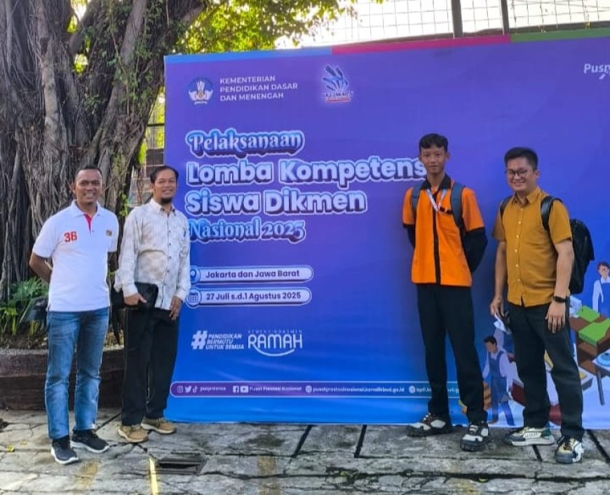 Zidan Raziq Wakili Riau pada Lomba Kompetensi Siswa SMK Tingkat Nasional di Jakarta