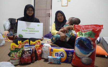 IZI Riau Kembali Salurkan Bantuan untuk Adik Abidzar, Balita Penderita Hidrosefalus