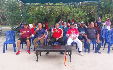 Camat Kulim dan Ketua KNPI Ajak Warga Jaga Persatuan dalam Peringatan HUT RI ke-80