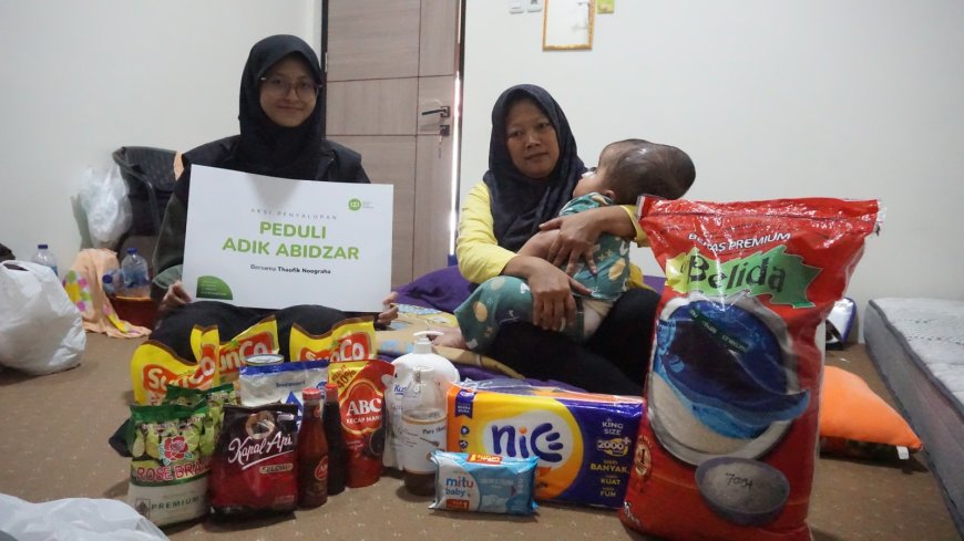 IZI Riau Kembali Salurkan Bantuan untuk Adik Abidzar, Balita Penderita Hidrosefalus