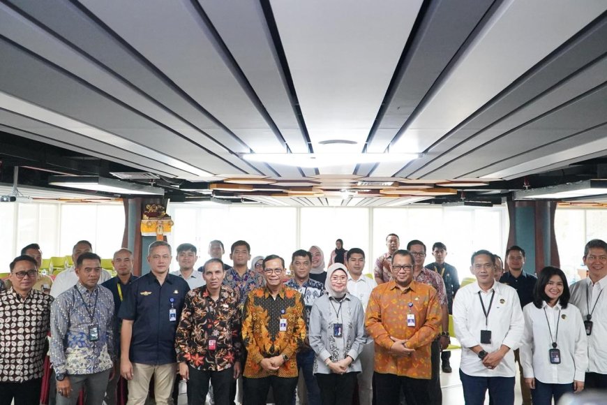 Jasa Raharja Gelar Monitoring dan Evaluasi Data Penumpang Pesawat di Bali