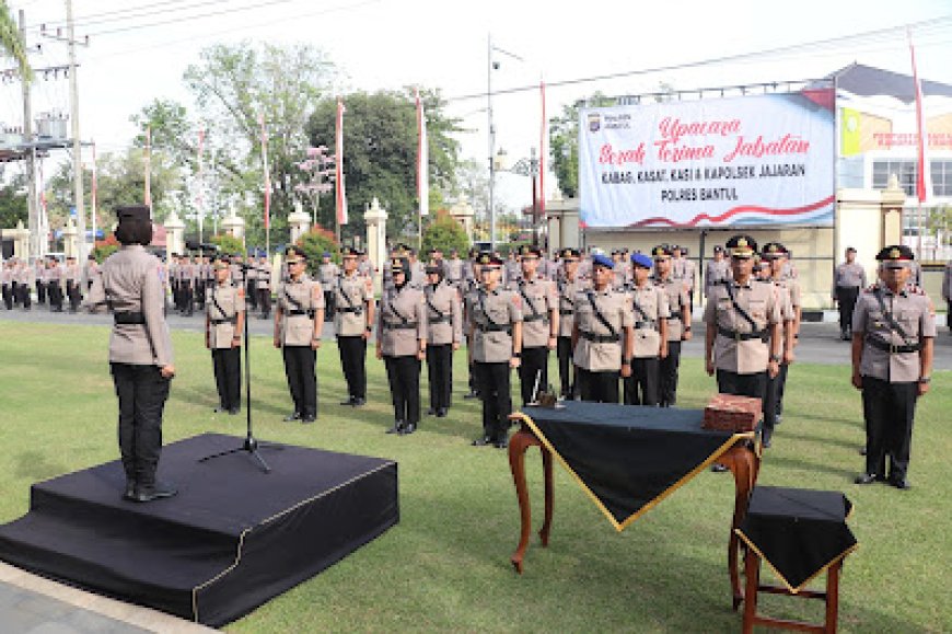 Kapolres Bantul Pimpin Rotasi Jabatan, Dorong Peningkatan Kinerja dan Pelayanan