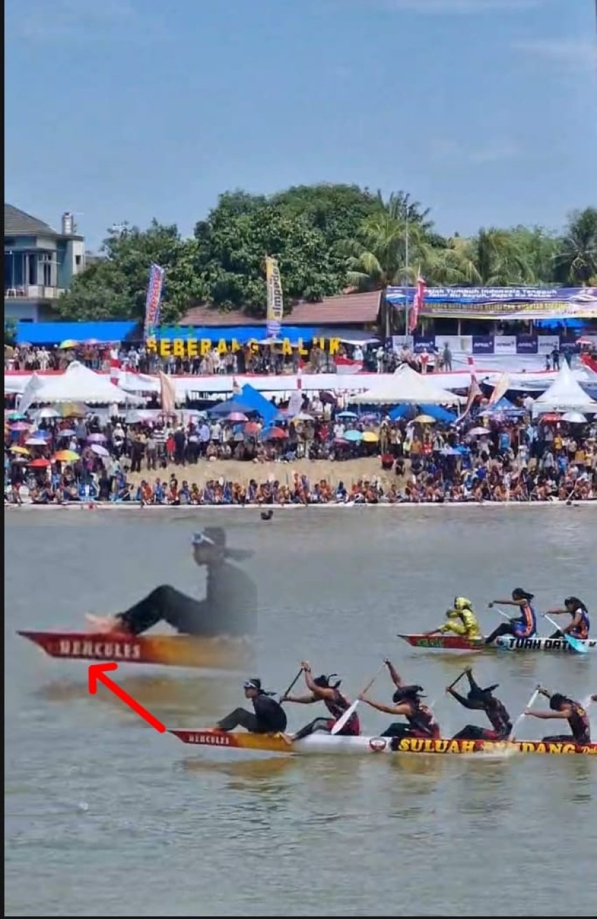 Pacu Jalur Kuansing Semarak, Jalur Bertabalkan Nama Hercules Menyita Perhatian