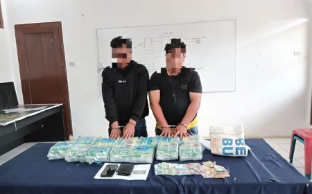 Kapolsek Kualuh Hulu Beberkan Kronologi Penangkapan 13 Kg Sabu di Pos Lantas Siamporik