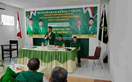 Muskercab PPP Kota Pekanbaru: Soliditas Jadi Kunci Raih Kursi 2029