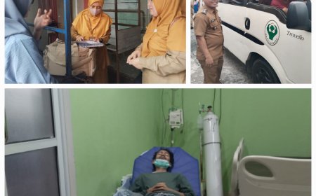 Lurah, RT, dan Puskesmas Sail Bergerak Cepat, Pasien Terlantar Kini Dirawat di RSUD Petala Bumi