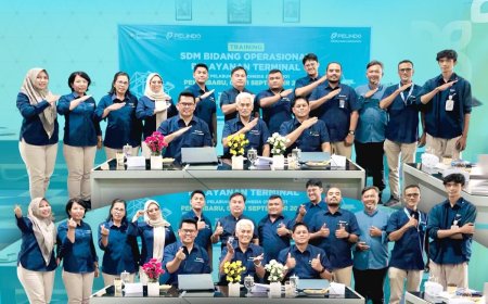 PT Pelabuhan Indonesia (Persero) Regional 1 Pekanbaru Gelar Training SDM Operasional Terminal