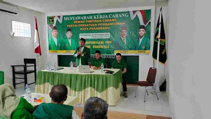 Muskercab PPP Kota Pekanbaru: Soliditas Jadi Kunci Raih Kursi 2029
