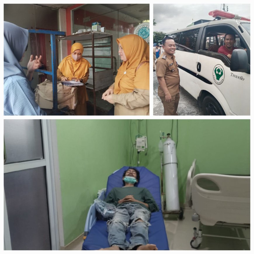 Lurah, RT, dan Puskesmas Sail Bergerak Cepat, Pasien Terlantar Kini Dirawat di RSUD Petala Bumi