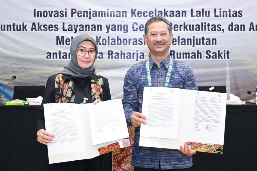 Jasa Raharja–PERSI Teken MoU, Perkuat Layanan Korban Kecelakaan Lalu Lintas