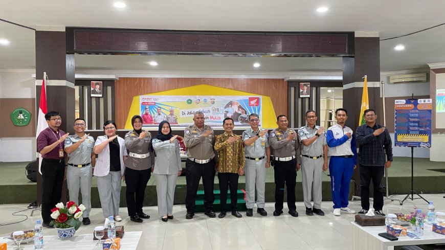 Jasa Raharja Riau Sosialisasi Keselamatan Lalu Lintas di Unilak