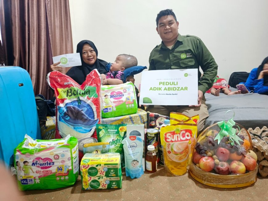 IZI Riau Kembali Bantu Abidzar, Balita Penderita Hidrosefalus di Dumai