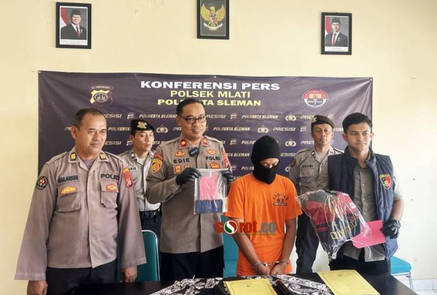 Pelaku Jambret Babak Belur Dihajar Warga di Mlati, Sleman