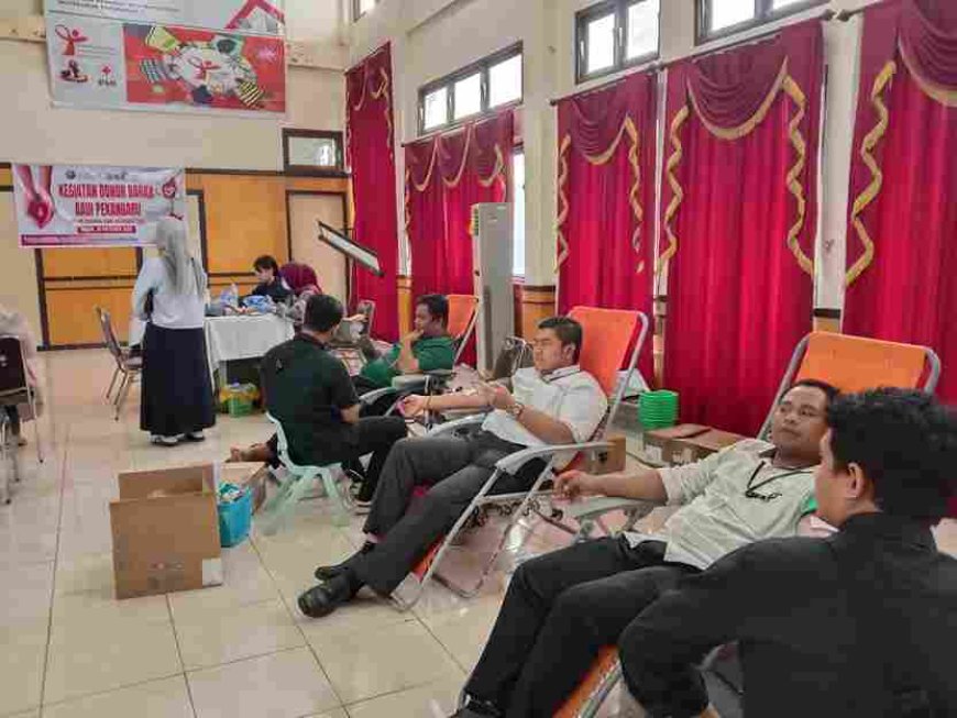 AAUI Pekanbaru Gelar Donor Darah dalam Rangka Hari Asuransi, Wujud Nyata Semangat Kemanusiaan