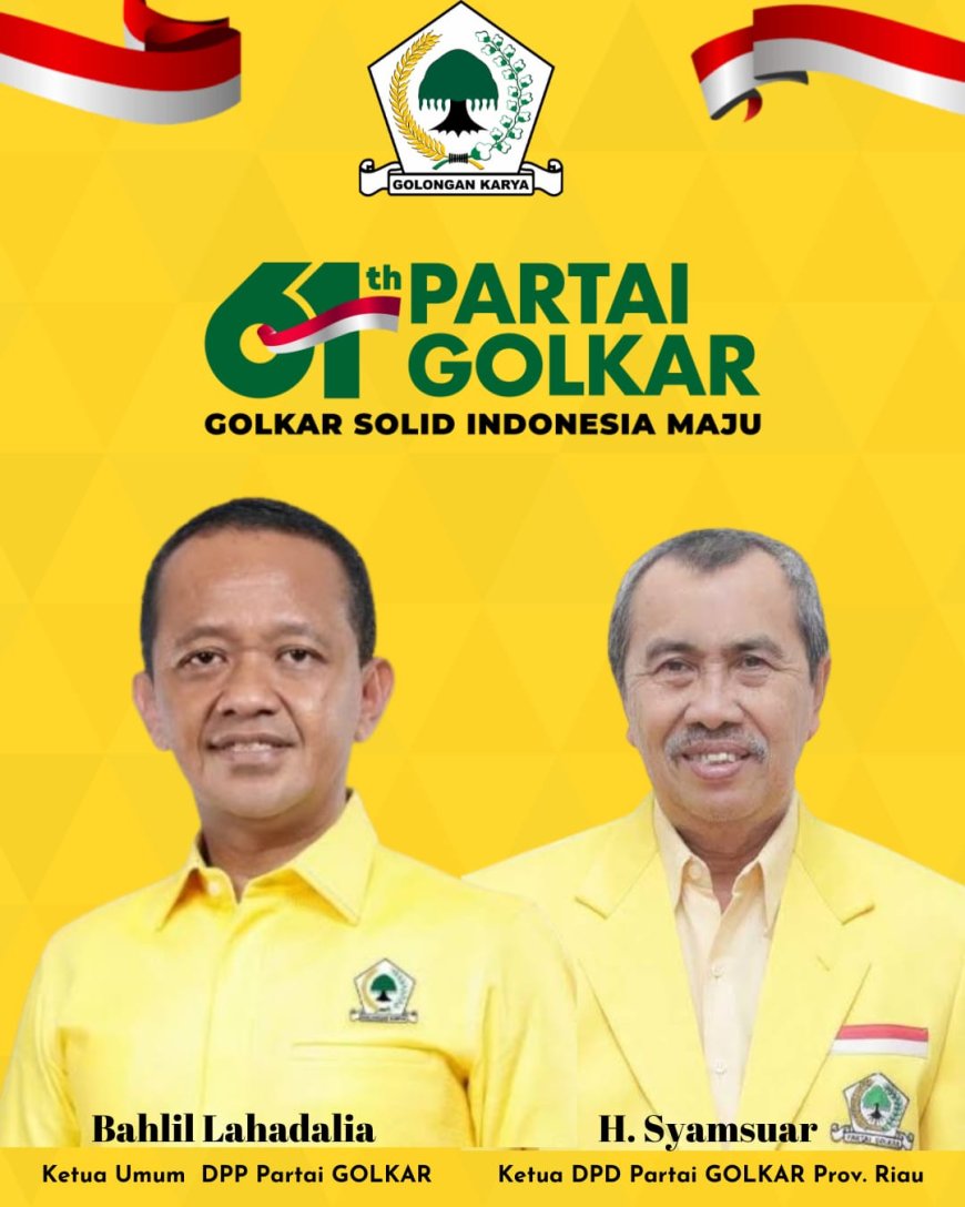 61 Tahun Golkar : Mengabdi Tanpa Henti Untuk Indonesia