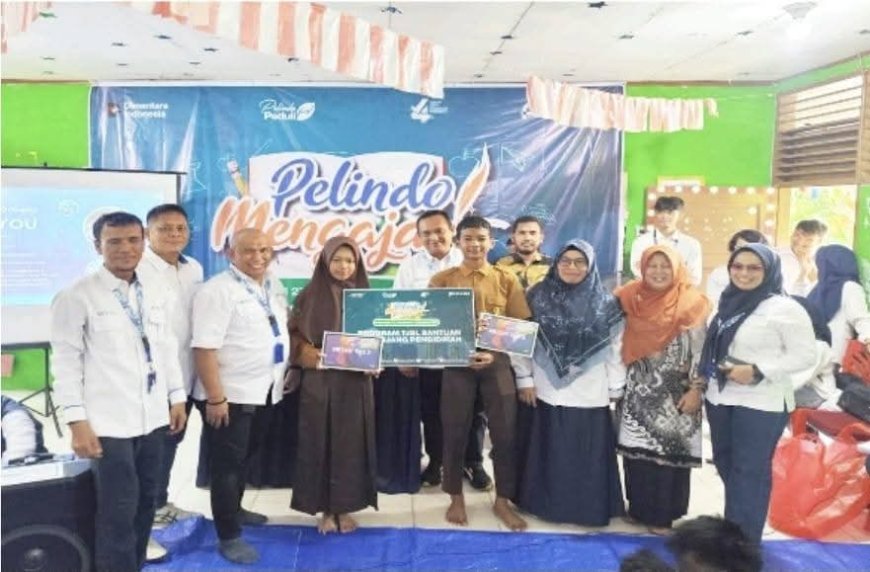 Pelindo Regional 1 Pekanbaru Gelar “Pelindo Mengajar” di SMP Negeri 27, Siswa Antusias dan Terinspirasi