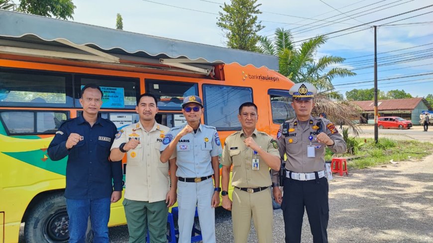 Operasi Gabungan Samsat Rengat Tertibkan Pajak Kendaraan di Indragiri Hulu