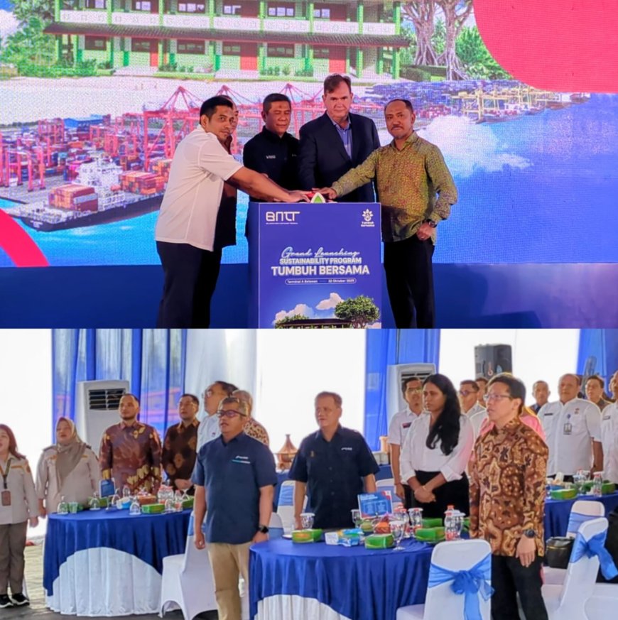 Pelindo Regional 1 dan DP World Foundation Luncurkan Program Keberlanjutan Tumbuh Bersama