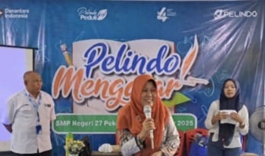 Pelindo Regional 1 Pekanbaru Gelar Program Pelindo Mengajar di SMP Negeri 27 Pekanbaru