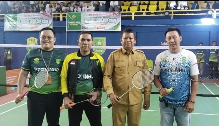 400 Atlet Ramaikan Kejurprov PBSI Riau 2025 di Inhu
