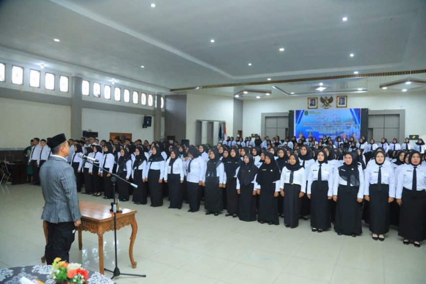 Bupati Hendri Yanto Sitorus Lantik 431 Pegawai P3K Tahap II di Labuhanbatu Utara