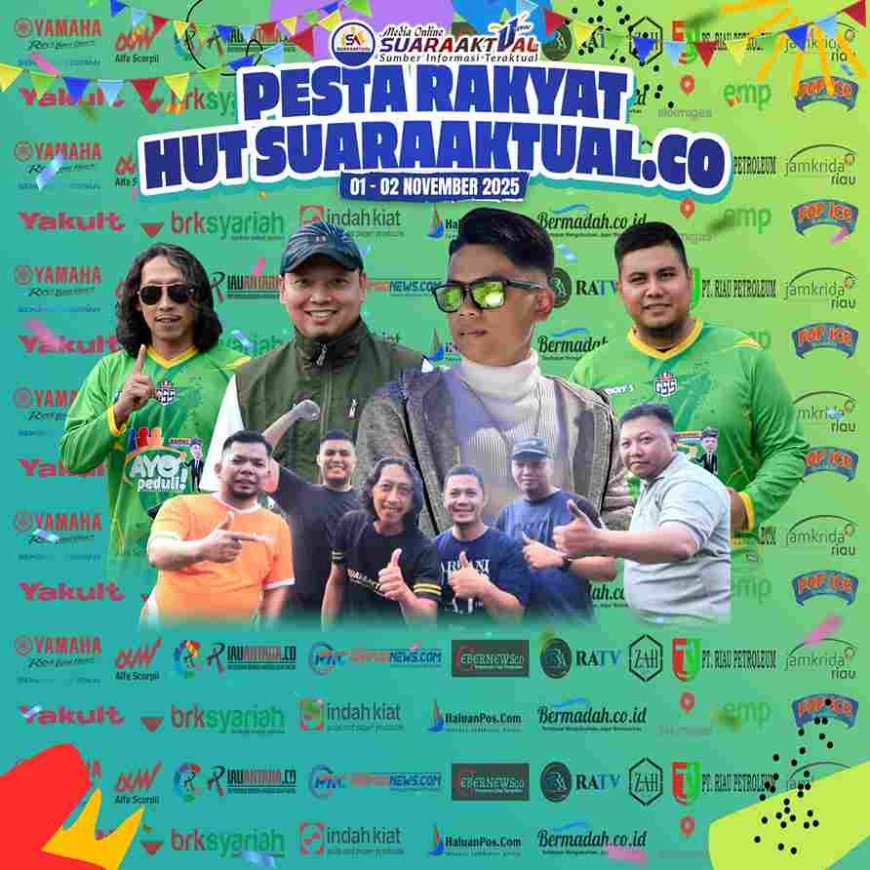 3 Hari Menjelang HUT ke-11, Suaraaktual.co Siap Gelar Pesta Rakyat Kulim 2025