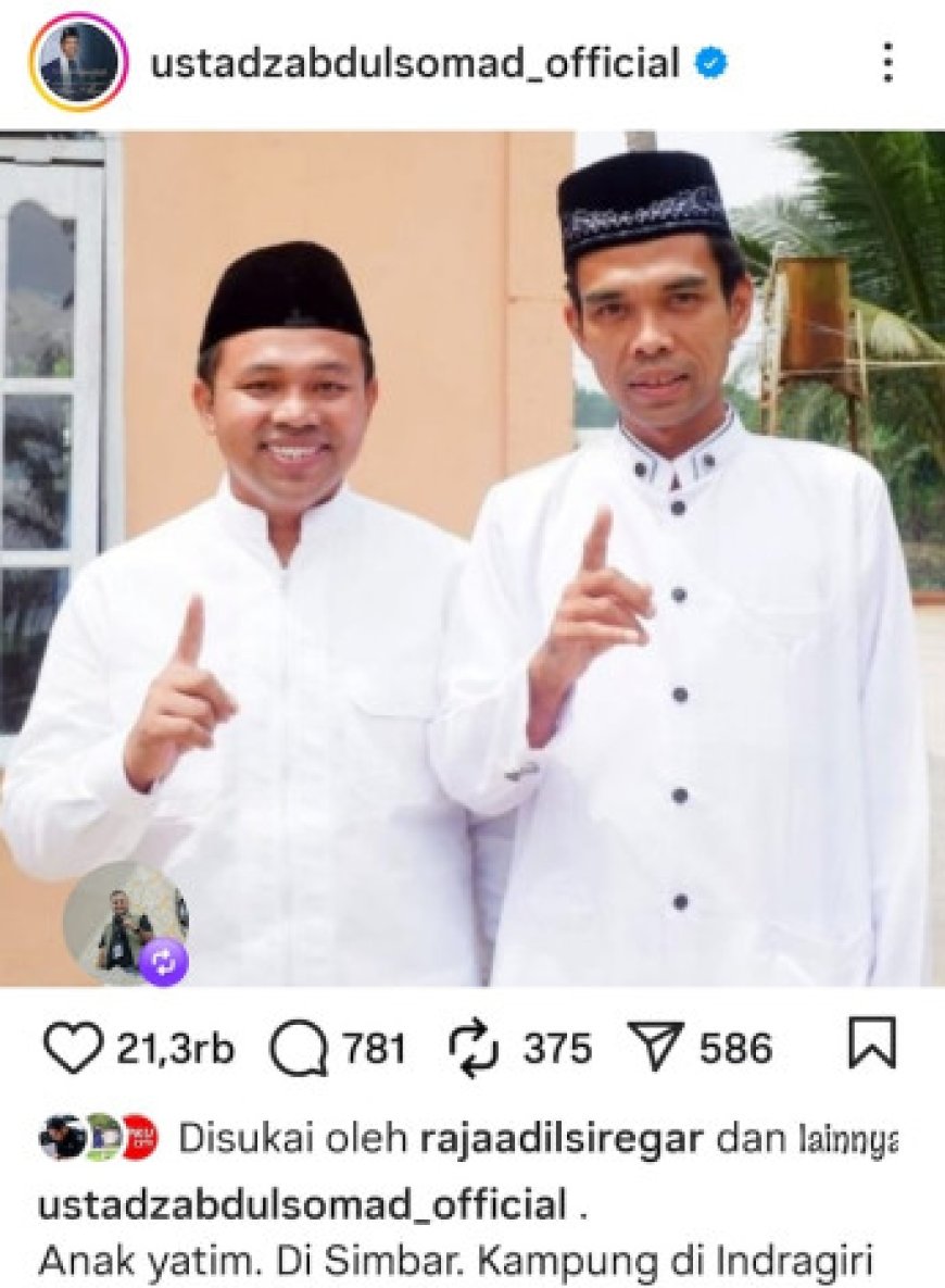 UAS Doakan Gubernur Riau Abdul Wahid yang Terjaring OTT KPK: Semua Sudah Taqdir Allah