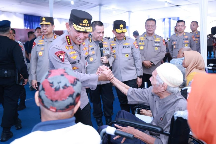 Jenderal Listyo Sigit Pantau Langsung Bantuan Kemanusiaan Polda DIY