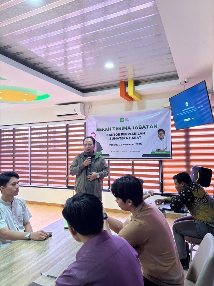 Sertijab IZI Sumatera Barat: Rio Hafandi Pamit, Abdul Ghofur Resmi Menakhodai