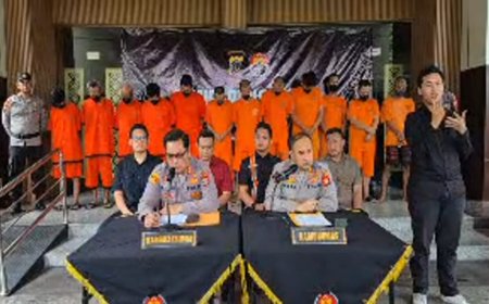 Operasi Curas Progo 2025, Polda DIY Bekuk 17 Tersangka dan Amankan Puluhan Barang Bukti