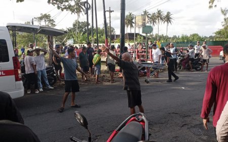 Pengendara Motor Tewas Usai Terjun ke Sungai Akibat Tabrakan di Bantul