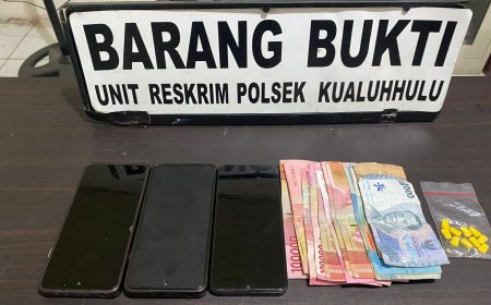 Polsek Kualuh Hulu Ungkap Peredaran Ekstasi di Perkebunan Mambang Muda, Tiga Terduga Pelaku Ditangkap