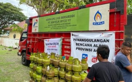 Pertamina Gelar 169 Operasi Pasar LPG 3 Kg di Aceh, Pastikan Pasokan Energi Aman Pascabencana