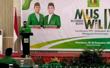 Muswil IX PPP Riau Jadi Titik Konsolidasi, Ikbal Sayuti Gaungkan Transformasi Partai