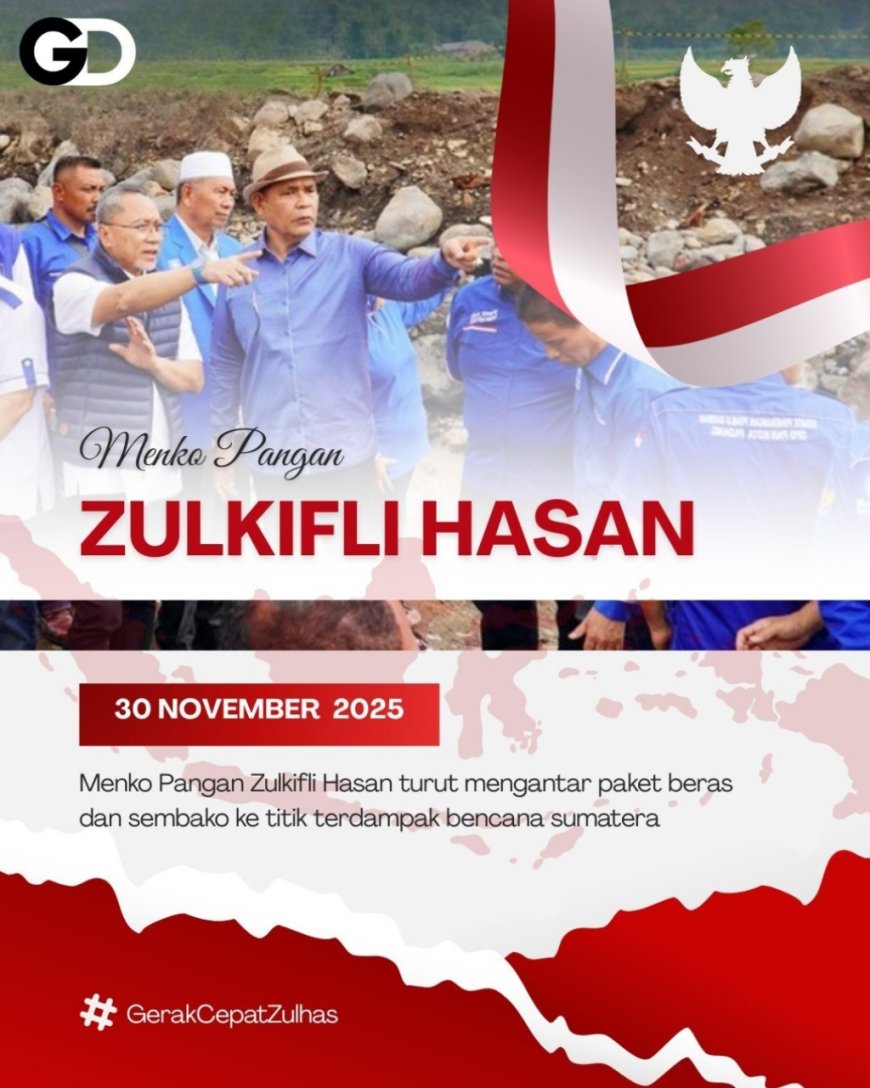 Zulhas Turun ke Sumatera: Gerak Cepat Pangan untuk Ribuan Warga di Tengah Banjir Besar