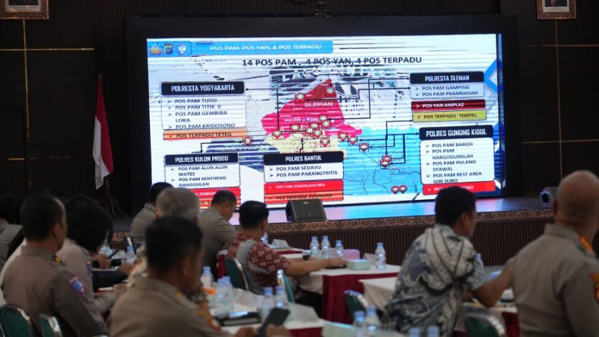 Polda DIY Matangkan Operasi Lilin Progo 2025, Fokus Pengamanan Lalu Lintas, Wisata, dan Mitigasi Bencana Nataru