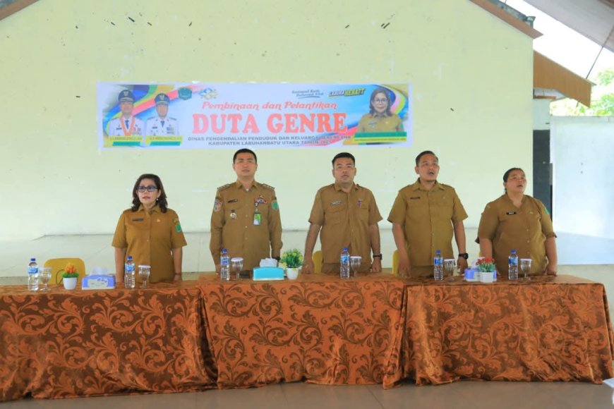 Bupati Hendriyanto Resmi Buka Pembinaan dan Pelantikan Duta Genre Labura 2025