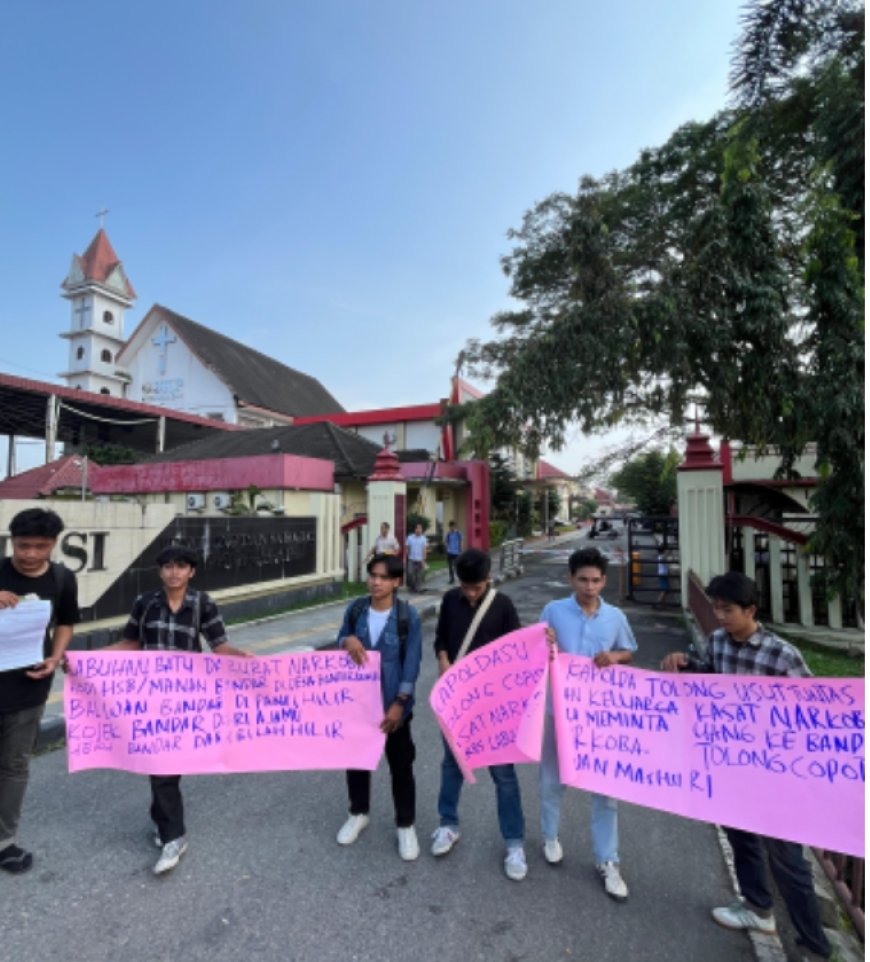 Koalisi Aktivis Bersatu Medan Desak Polda Sumut Copot Kasat Narkoba Labuhan Batu, Dugaan Pembiaran dan Upeti Mencuat
