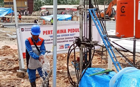Kolaborasi Pertamina–Elnusa Hadirkan Sumur Air Bersih Pascabencana, Perkuat Pemulihan Masyarakat Aceh