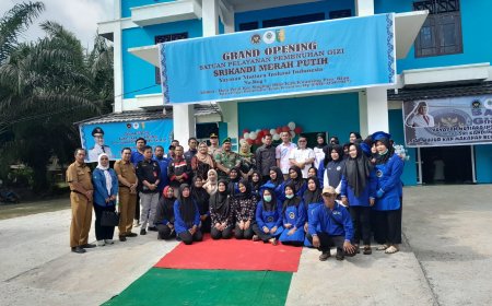 Bupati Kuansing Resmikan SPPG Srikandi Merah Putih, Tegaskan Dukungan Penuh Program Makan Bergizi Gratis